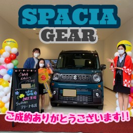 スズキコネクト対応！遊び心にギアを入れろ！！！スペーシアギア納車しました★